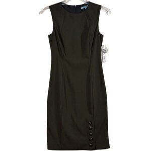 Antonio Melani Loden Sleeveless Sheath Dress Womens Size 4 Rustic Forest NWT